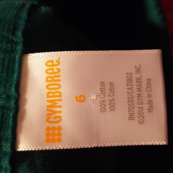 Gymboree Outlet green corduroy skirt size 6 - Picture 2 of 3